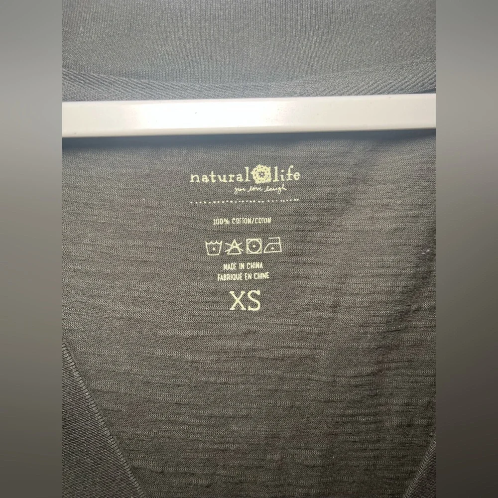 XS Natural Life Charlie Jumpsuit “better than sweats” cotton deep v neck - Picture 7 of 10